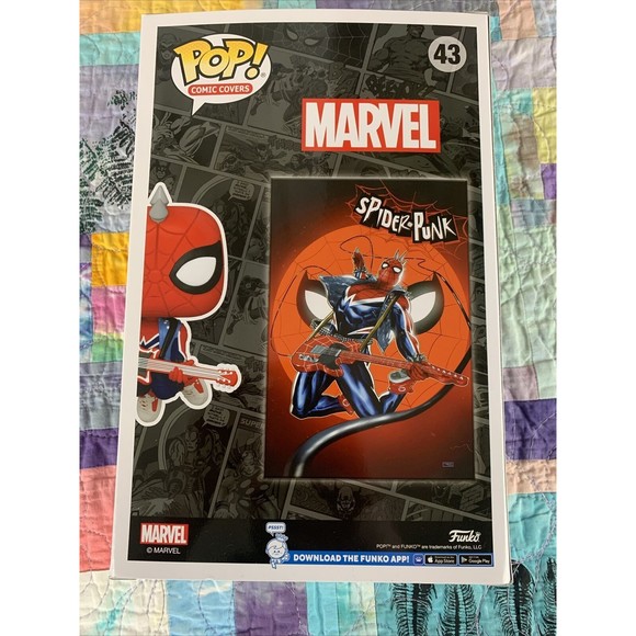 Funko Pop! Marvel Spider-Man Spider-Punk Target Exclusive Comic cover W Case New - Picture 6 of 8